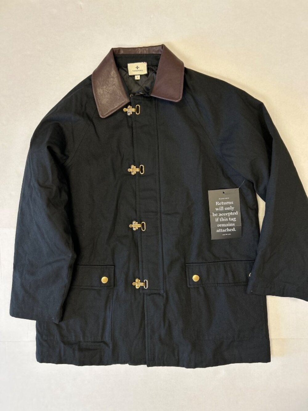 TUCKERNUCK Brodie Barn Jacket Black Size Small NWT - Picture 6 of 10
